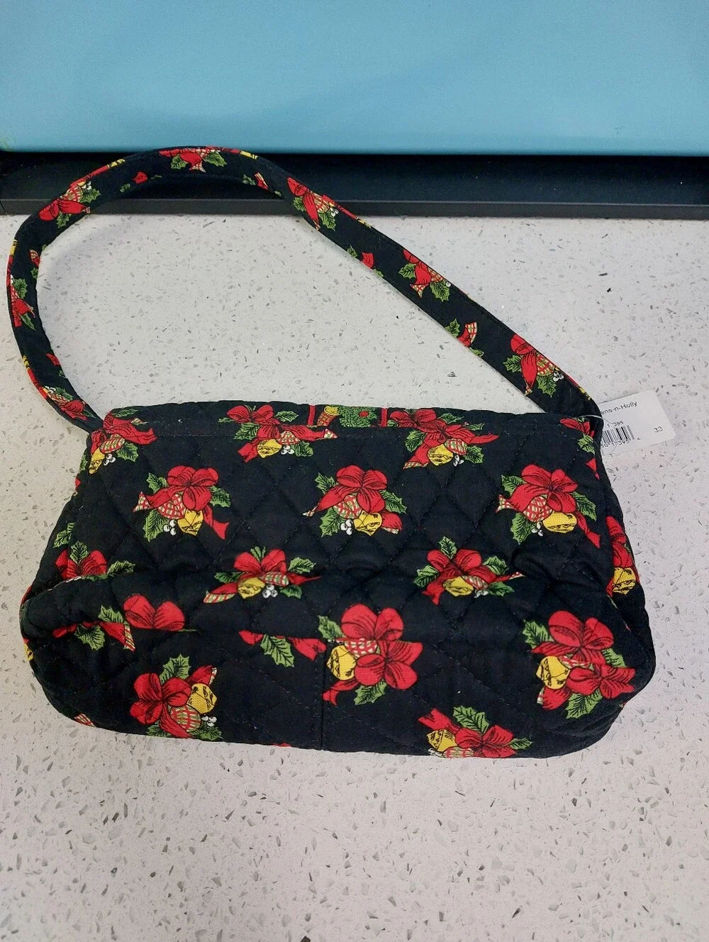 Vera Bradley Vintage Jilly Hens and Holly Christmas 2004 bag NWT